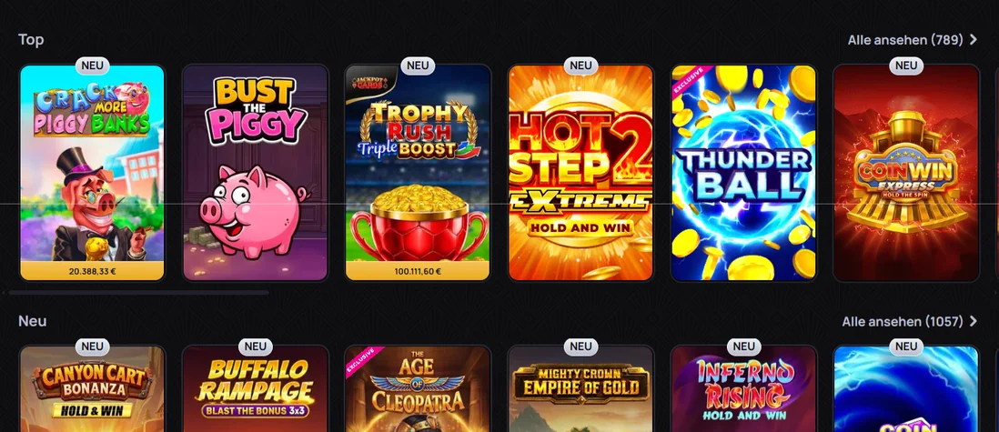 Spielen Sie Top-Slots